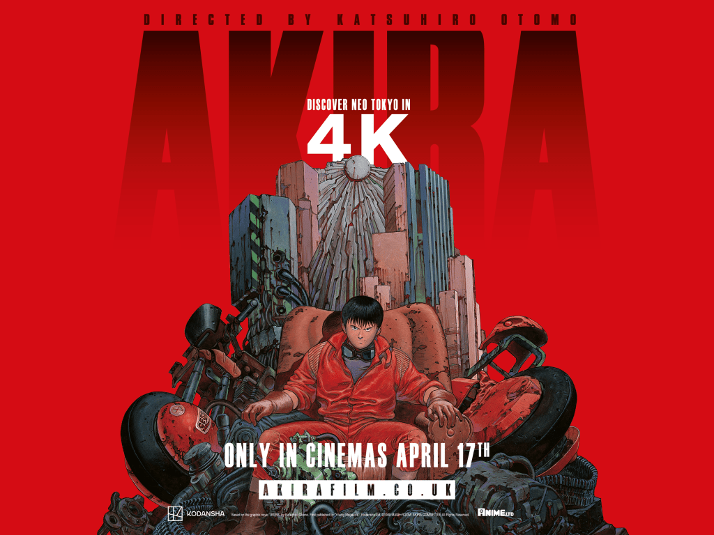 Akira retruns to over 350 cinemas nationwide on april 17th